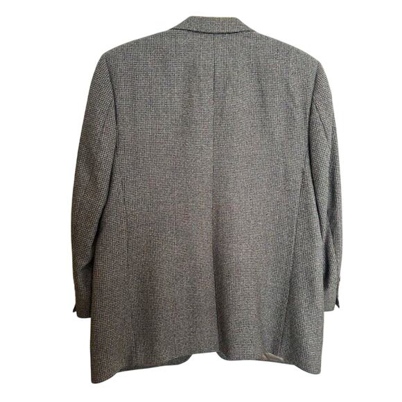 NORDSTROM Signature Men’s Blazer Suit Jacket Plaid 100% Wool Coat Business 42R - Picture 2 of 11